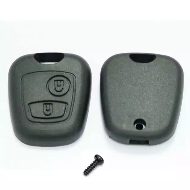 Carcasa Rigida Mando a Distancia sin Llave ni Logo Compatible Peugeot 307 406