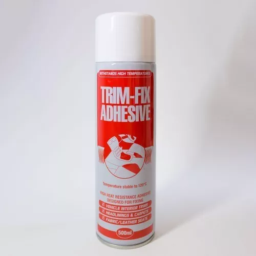 Trim Fix 500ml High Temperature Adhesive Spray Carpet Glue For Cars Van Lining