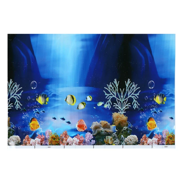 Fish Tank Decorations Sticker Static Electricity Rsim Aquarium Paper Sticker