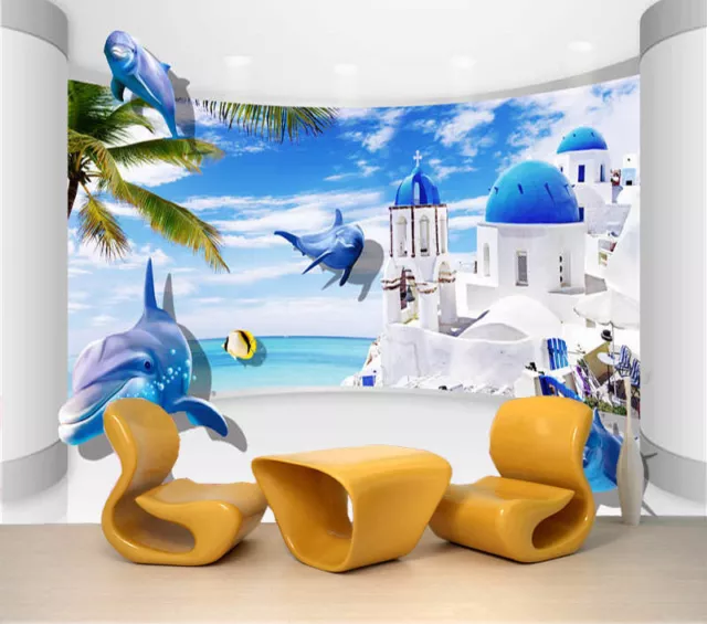 Many Sea Animals 3D Full Wall Mural Photo Wallpaper Printing Home Kids Decor 2