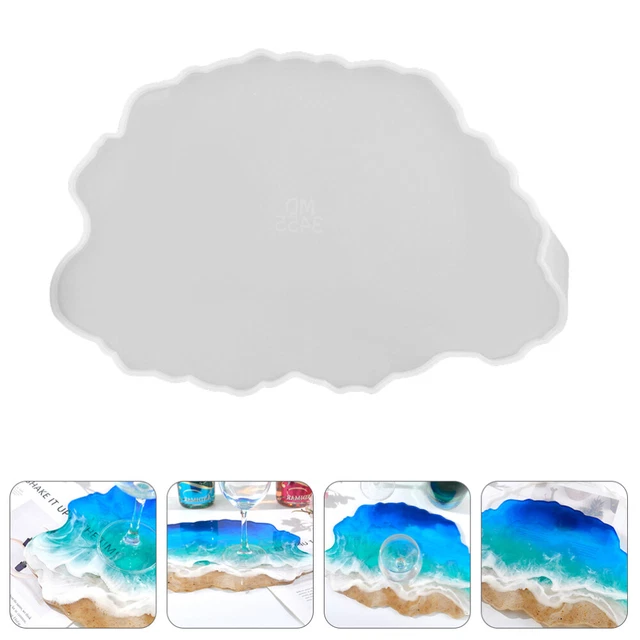 Tray Silicone Mold Silicone Tray Making Silicone Molds Resin Paint Wave Crystal