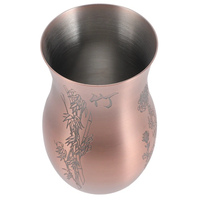 Brocca per vini bottiglia per vino rosso metallo - grappa - decanter brocca per vino (550 ml)