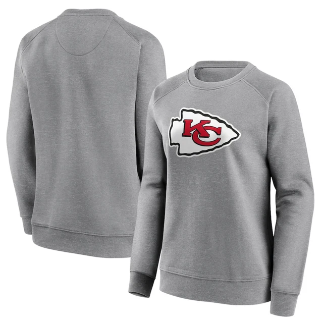 Kansas City Chiefs Sweatshirt (Size L) Women's NFL Neutral Logo Top - New