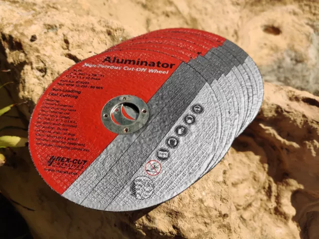 8/Pk Rex-Cut Aluminator Cut-Off Wheel 6" x .45 x 7/8" Aluminum Cut-Off 800203