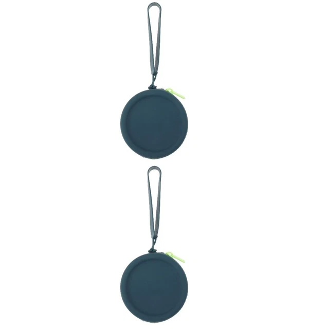 Set 2 Sac À Monnaie En Silicone Étui À Clés Portefeuille Pour Enfants Pendaison