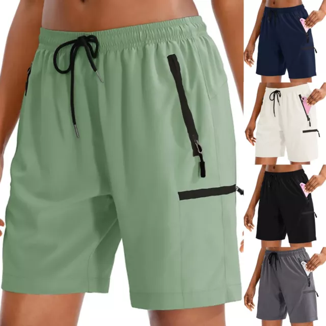 Women's Hiking Cargo Shorts Quick Dry Lightweight Athletic Shorts For Women ✧
