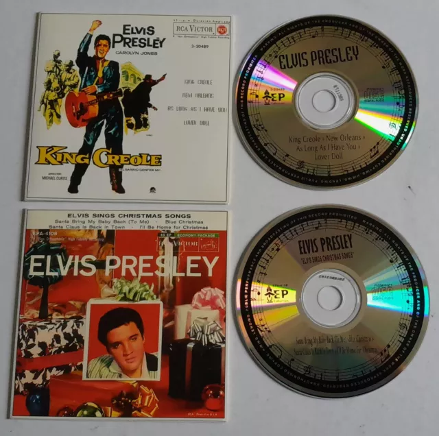 Elvis Presley original CD import - 2 CD US, Spain vinyl EP replica EP collection