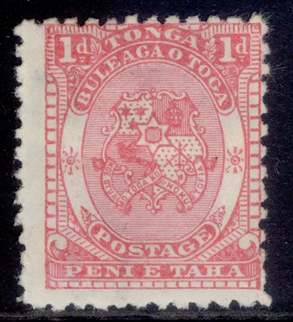 TONGA QV SG10a, 1d bright rose, M MINT. Cat £18.