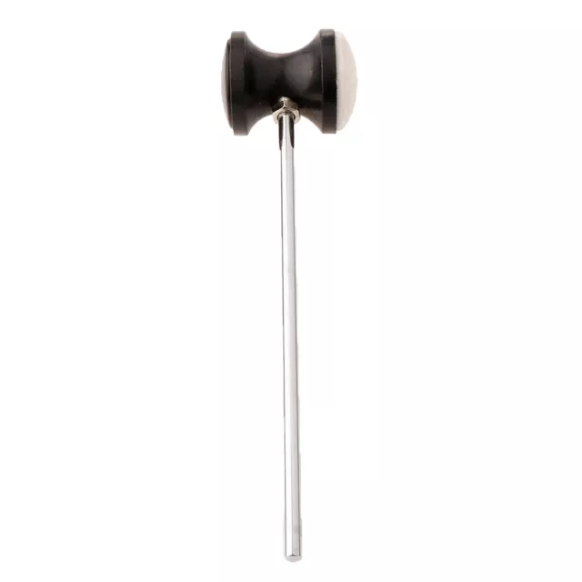 Durable Bass Kick Drum Pedal Beater Hammer Felt Head Metal Shaft, Replacement