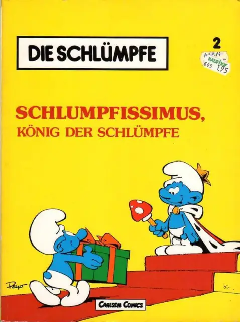 Die Schlümpfe von Peyo, Bd. 2 Schlumpfissimus, Carlsen 1982