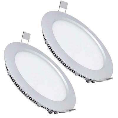 2x Recessed Suspended Ceiling Ultra Slim LED Flat Panel Spot Light Non Dimmable