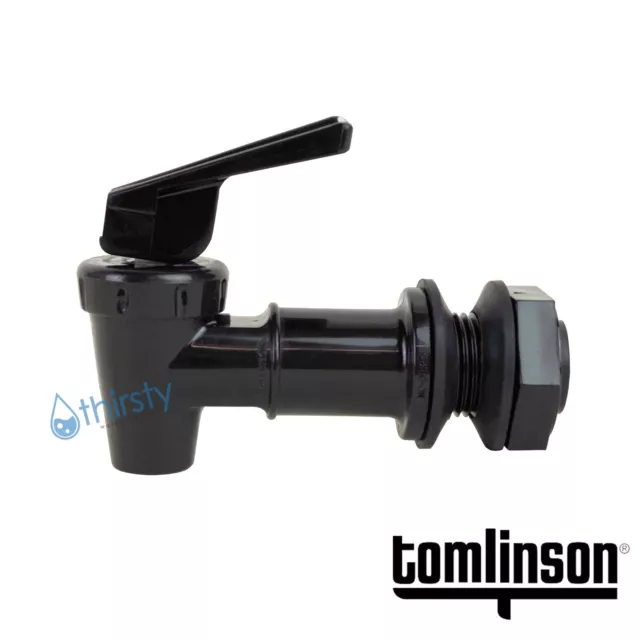 Tomlinson Spigot Water Crock Replacement Spigot Faucet Dispenser Valve BLACK USA