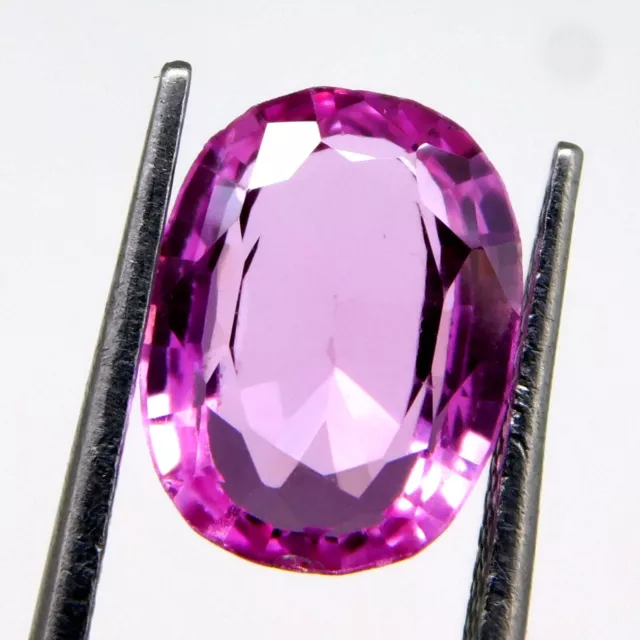 4.40 Ct Natural Ceylon Pink Sapphire Oval Cut IF Certified Beautiful Gemstone