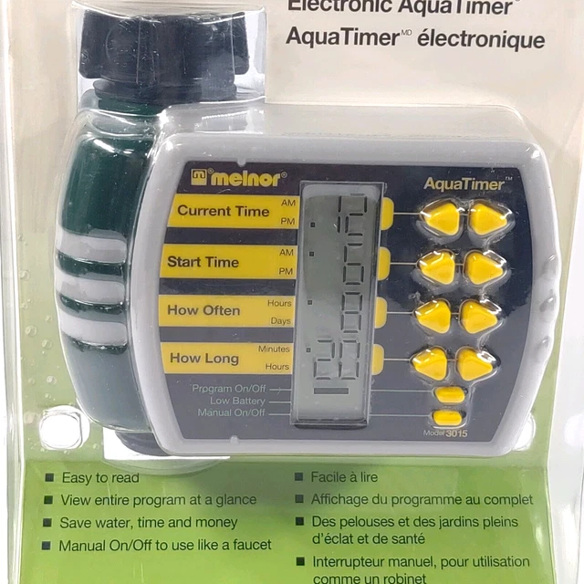 MELNOR AQUATIMER MODEL 3015 Electronic Water Timer 6 Cycle £16.92 PicClick UK