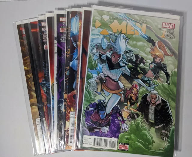 Extraordinary X-Men #1-12 (2016) (1, 2, 3, 4, 5, 6, 7, 8, 9, 10, 11, 12) Run