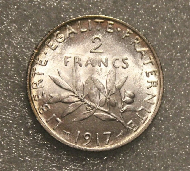 2 Francs Semeuse Argent - 1917 - Q-FDC