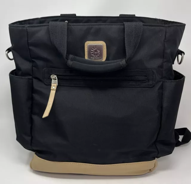 Ergo Baby Black Diaper Baby Unisex Bag Backpack