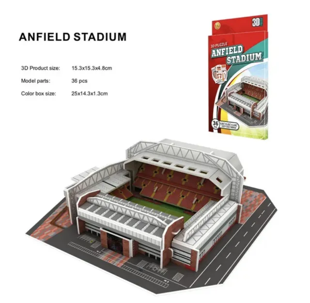 3D Puzzle of Liverpool Anfield Stadium 36 Piece Jigsaw