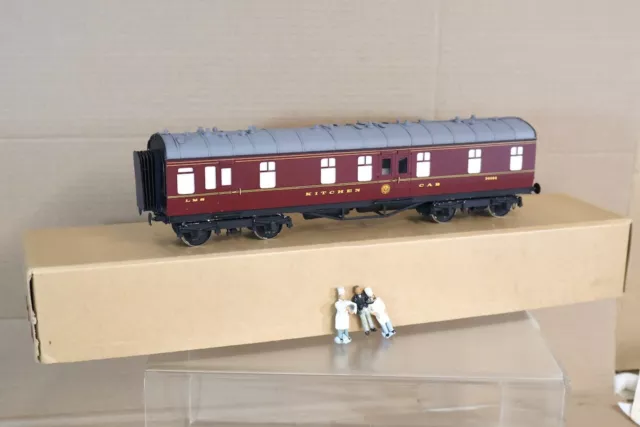 D&S MODELS O GAUGE KIT BUILT LMS MAROON KITCHEN CAR COACH 30096 oi