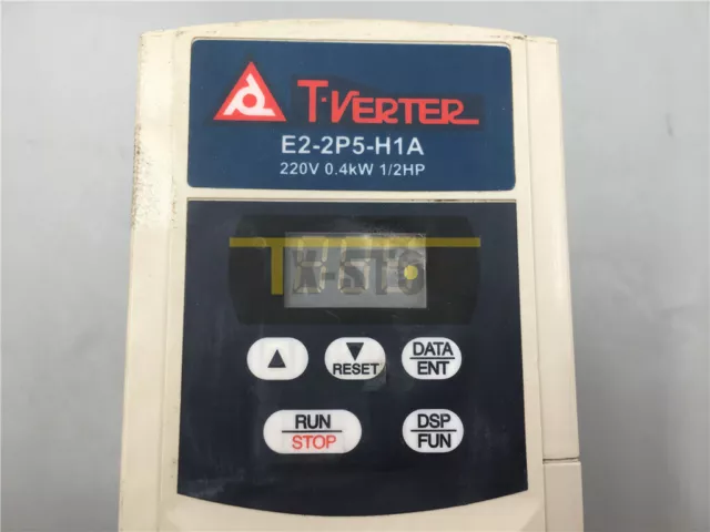 1pcs USED  Taian Inverter E2-2P5-H1A 0.4KW 220V