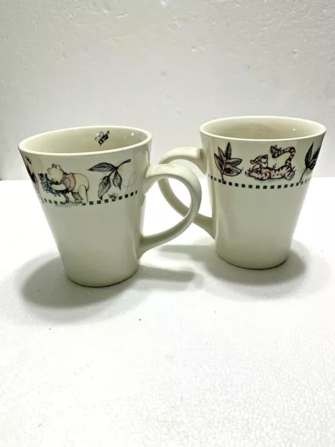 Disney "Winnie The Pooh and Friends" Ceramic Coffee Tea Mug Set of 2