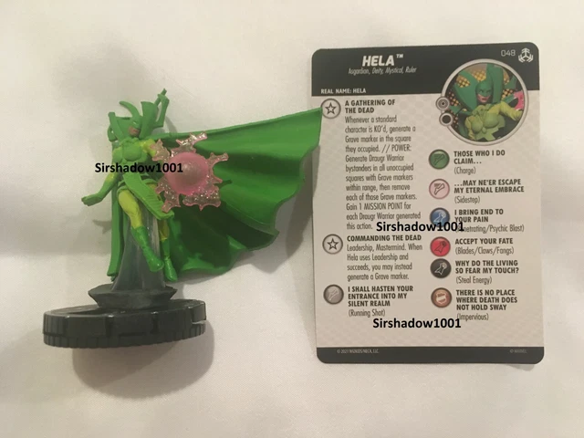 Heroclix Hela 048 Marvel Avengers War of the Realms Super Rare