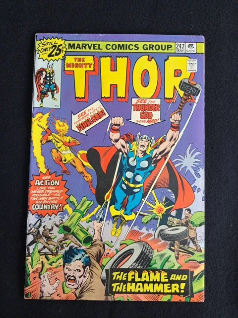 The Mighty Thor 247 Marvel Comics 1976 Firelord Appearance