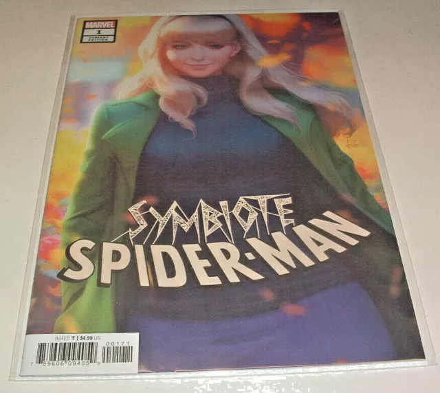 Symbiote Spider-man #1 - Stanley Artgerm Lau Variant - Marvel - NM