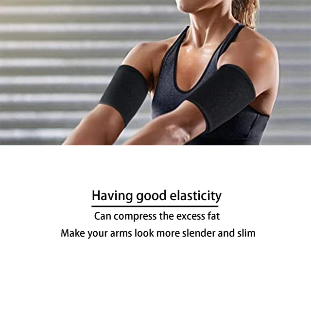 2PCS SWEAT ARM Bands Trimmer Sauna Arm Slimmer Shaper Compression