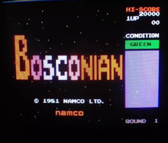 *** Bosconian 1981 Namco Arcade PCB Non Jamma RARE!!! ***