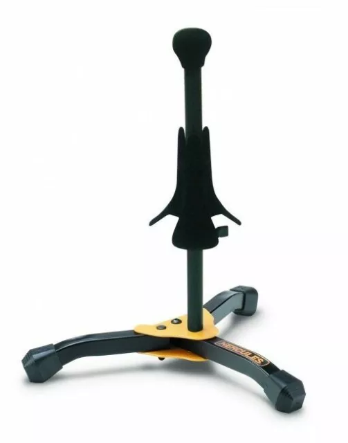 Hercules EZ-Safe Trumpet Stand - DS510BB - Adjustable, coated peg plus carry bag