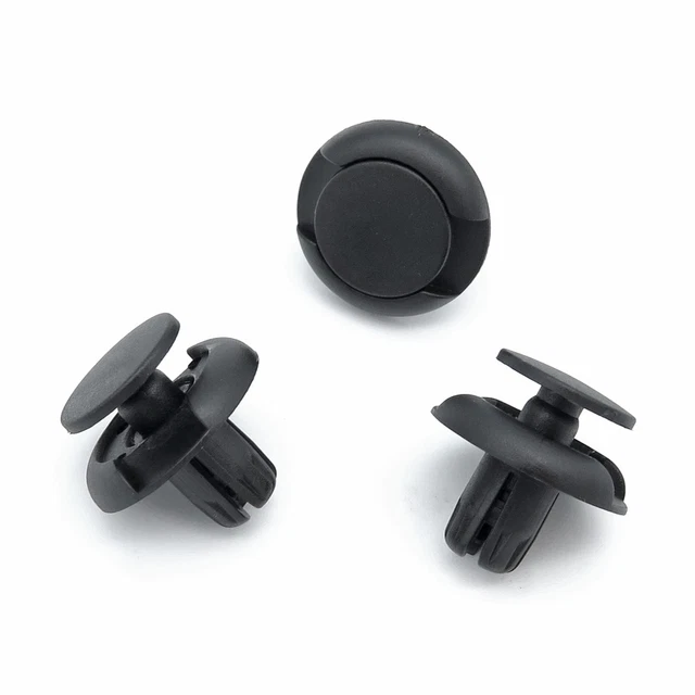 10 Clips De Fixation Soubassement VVO Pour BMW - Référence FCP-0960-BM-L75 - Noir - Neuf Sous Blister