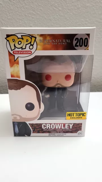 Funko Pop! Television Supernatural - Crowley (w/Red Eyes) - Hot Topic Exc #200