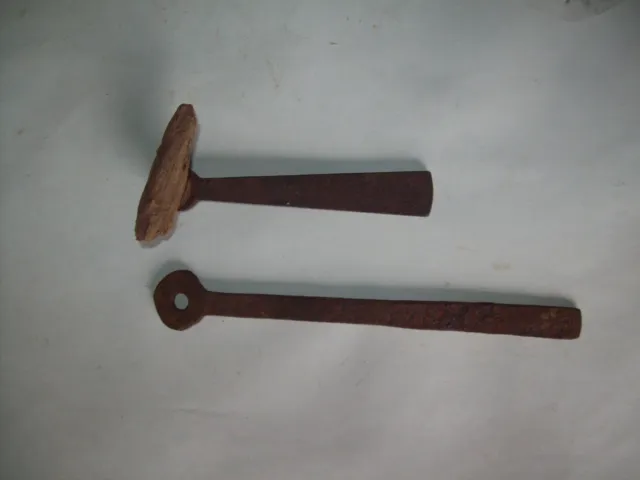 vintage thumb lever shed  door handle 9