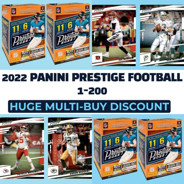 2022 Panini Prestige Football NFL Base 1-200 - Wählen Sie Ihre Karte