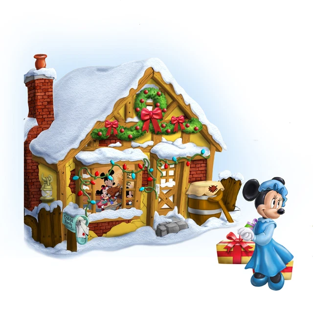 THE BRADFORD EXCHANGE Disney Christmas Carol Villages Cratchits