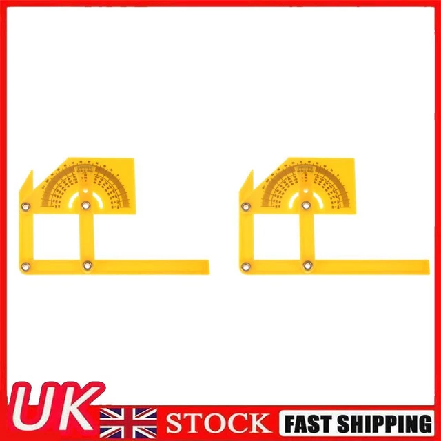 Plastic Angle Finder Durable Goniometer Universal for Carpenter Tool Woodworking