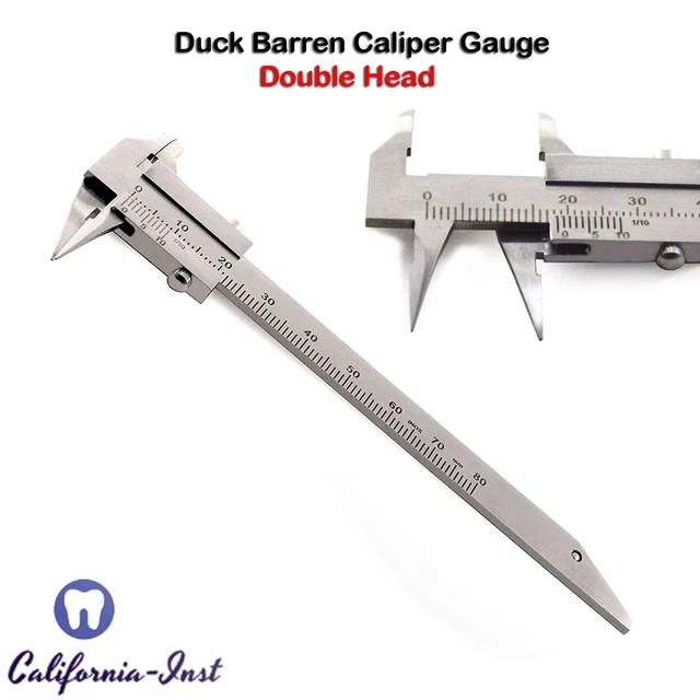 Duck Barren Caliper Dentist Lab Measuring Gauge Orthodontics Vernier guage