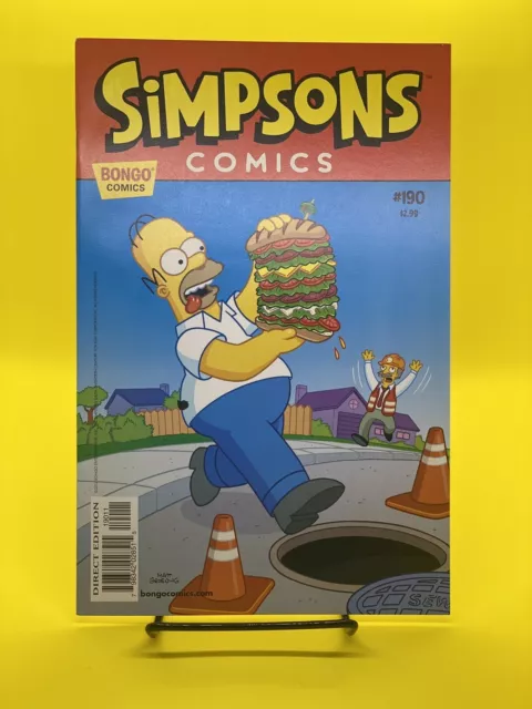 SIMPSONS COMICS #190 Bongo, Comics Book, Direct Edition