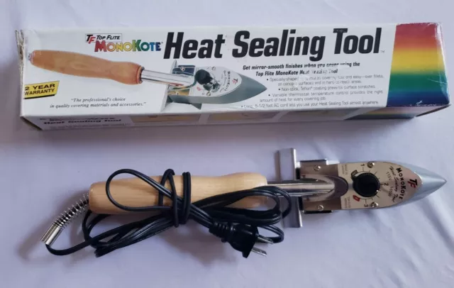 TopFlite Monokote Heat Sealing Iron Handheld Tool TOPR2100 Tested Hobby Crafts