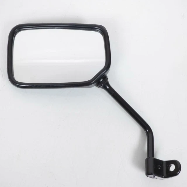Rétroviseur gauche rectangulaire en métal coloris noir pour moto Honda 75 NSR