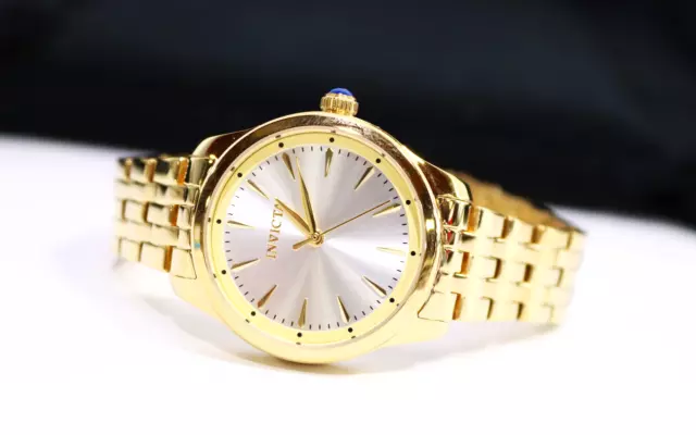INVICTA Angel Lady 33mm Stainless Steel Gold Silver dial PC21 Quartz