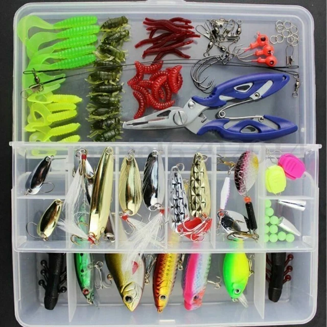 Forellen Blinker 101 pcs Köderbox gemischte Raubfischköder, Angelset ,Angeln DE