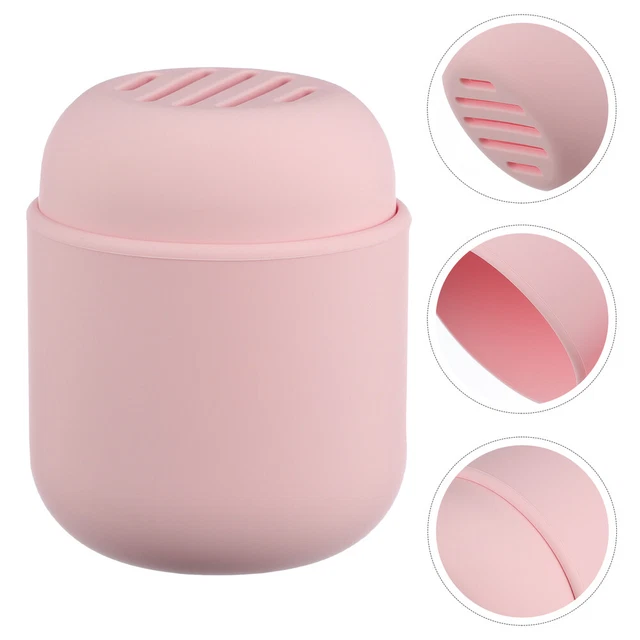 Soporte de esponja de maquillaje licuadora cosmética estuche de viaje de silicona contenedor de transporte