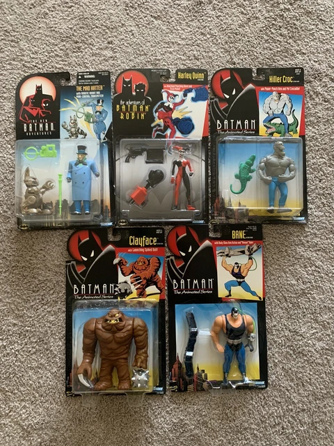 BATMAN ROBIN ANIMATED Series Clayface Killer Croc Bane Harley Quinn Mad