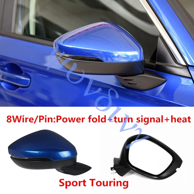 Cciyu Passenger Side View Mirror Replacement For 2022 2023 2024 2025 For Honda For Civic Power Replace Ho1321350 Black