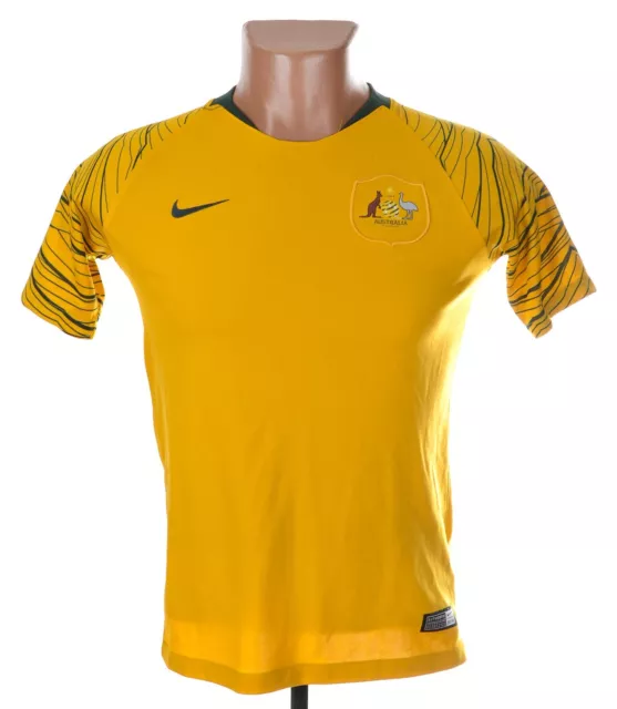 Australia National Team 2018/2019 Football Shirt Jersey Nike Yl Boys