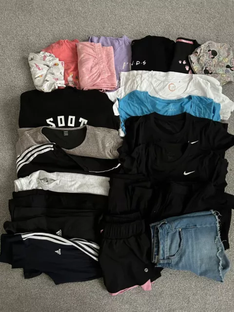 Girls Clothes Bundle 23 items Age 16 and ladies 10-12 Leggings T shirts etc
