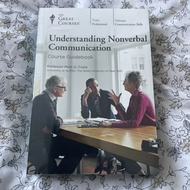 Teaching Co Great Courses DVDs  UNDERSTANDING NONVERBAL COMMUNICATION  book