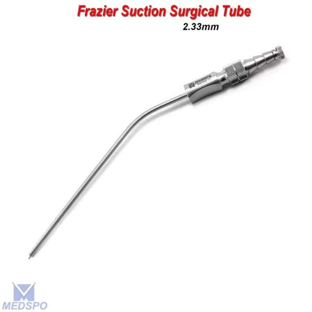 Frazier Suction Tube Nasal Neurology Dental Surgical ENT Microsurgical Lab Tools